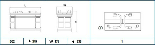 Exide Accu EG1101