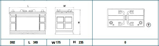 Exide Accu EG1102