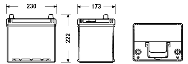 Exide Accu EB605
