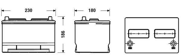 Exide Accu EB858