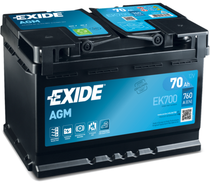 Accu Exide EK700