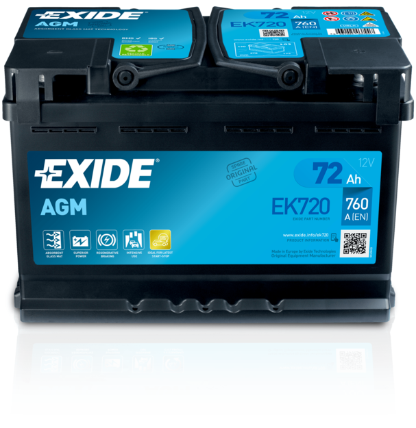 Accu Exide EK720