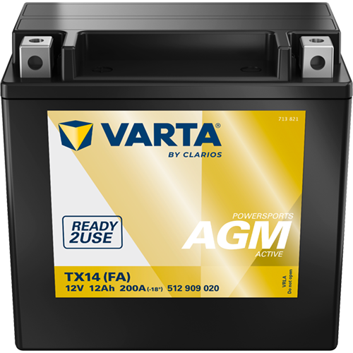 Varta POWERSPORTS AGM ACTIVE 512909020K542 - 4016987169339