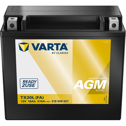 Varta POWERSPORTS AGM ACTIVE 518909027K542 - 4016987149843 - 4016987169537