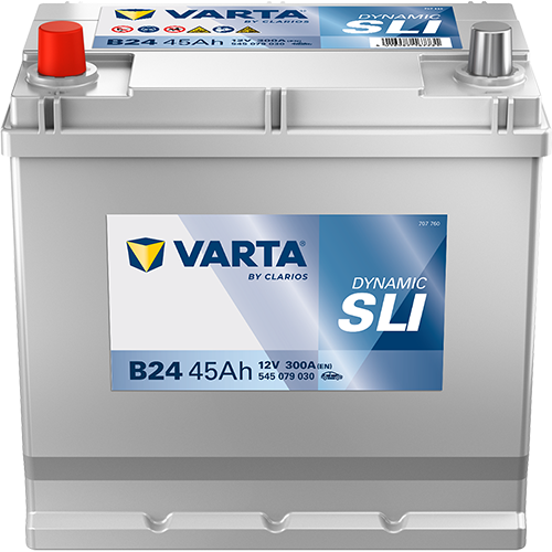 Varta DYNAMIC SLI B24 - 545079030K262 - 4016987119600 - 4016987167731 - 049 - 12V 300A 45Ah - 545079030 - 709185  - Black Dynamic - 5450790303122 - 533064