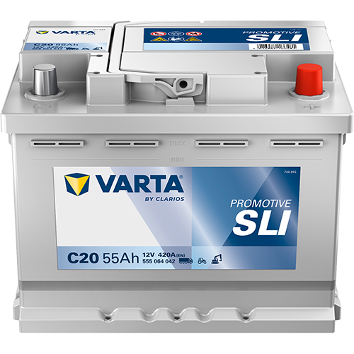 Varta PROMOTIVE SLI C20 555064042K182 - 4016987128954 - 4016987166581