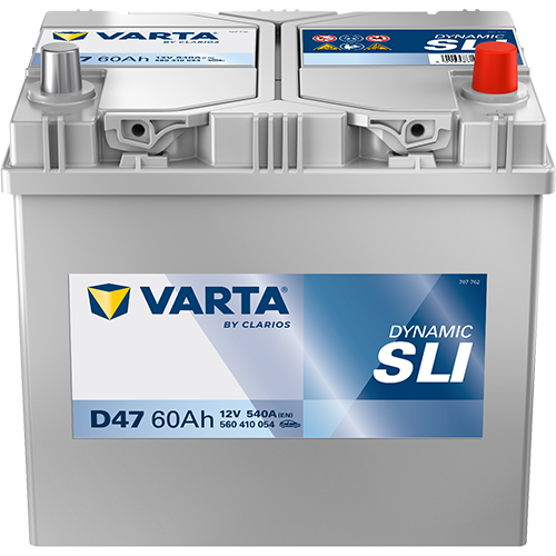 Varta DYNAMIC SLI D47 - 560410054K262 - 4016987119679 - 4016987167601 - 005 - 12V 540A 60Ah - 560410054 - 709235  - Blue Dynamic - 5604100543132 - 533080