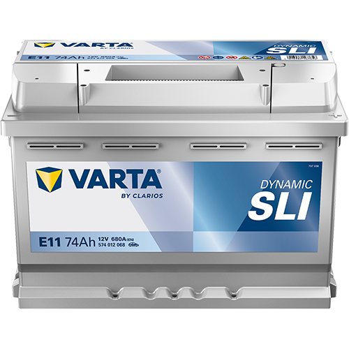 Varta DYNAMIC SLI E11 - 574012068K262 - 4016987119532 - 4016987167656 - 096 - 12V 680A 74Ah - 574012068 - 709222  - Blue Dynamic - 5740120683132 - 533093