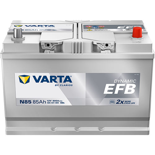 Varta DYNAMIC EFB N85 - 585501080K262 - 4016987152560 - 4016987167298 - 12V 800A 85Ah - 335EFB - 585501080 - 709243  - Blue Dynamic EFB - 585501080D842 - 634805