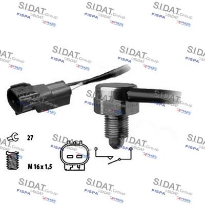 Achteruitrijlichtschakelaar Sidat 3.234261
