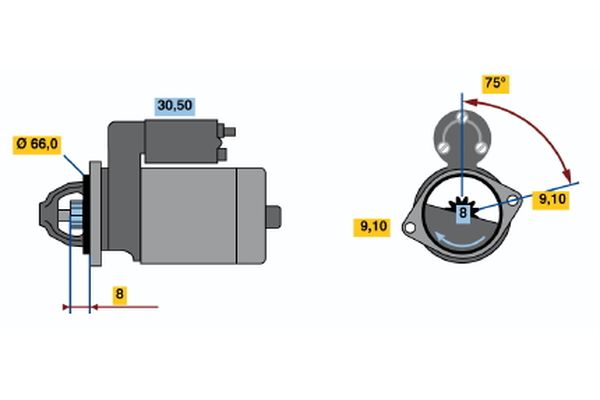 Bosch Starter 0 001 112 032