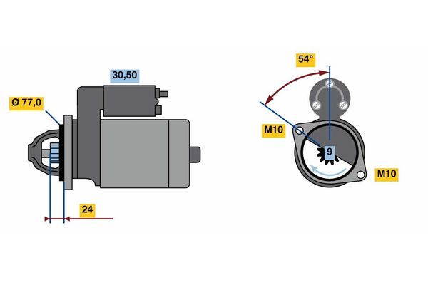 Bosch Starter 0 001 138 017
