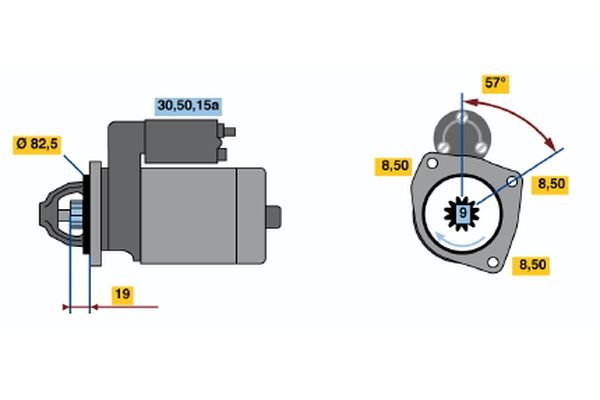 Starter Bosch 0 001 212 400