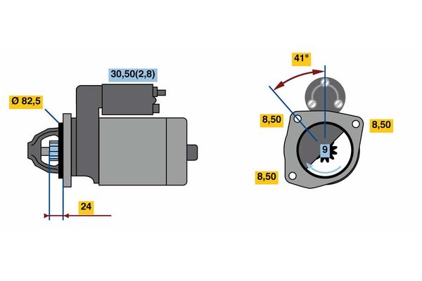 Bosch Starter 0 001 223 104