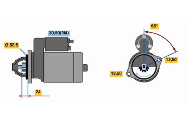 Bosch Starter 0 001 368 012