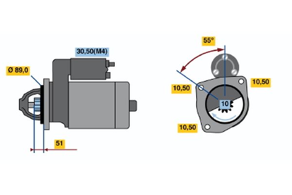 Bosch Starter 0 001 367 054