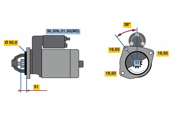 Starter Bosch 0 001 420 029