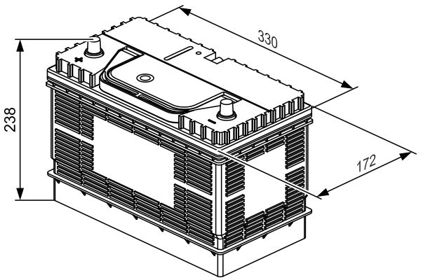 Accu Bosch 0 092 L40 340