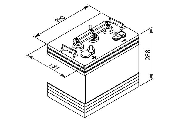 Accu Bosch 0 092 L50 G40