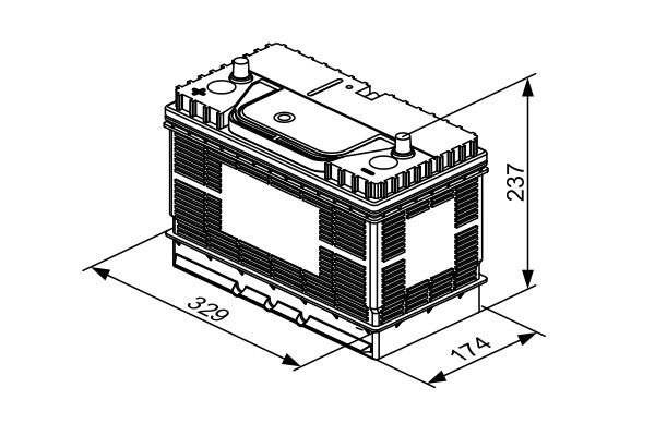 Accu Bosch 0 092 T30 500