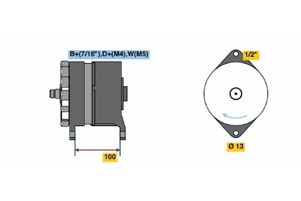 Alternator/Dynamo Bosch 0 986 043 480