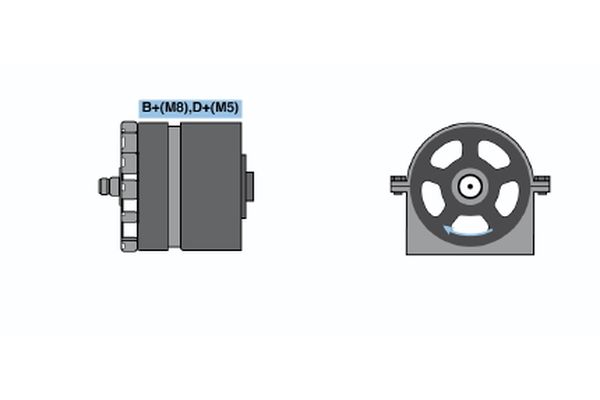 Bosch Alternator/Dynamo 0 120 468 125