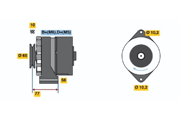 Alternator/Dynamo Bosch 0 120 469 924