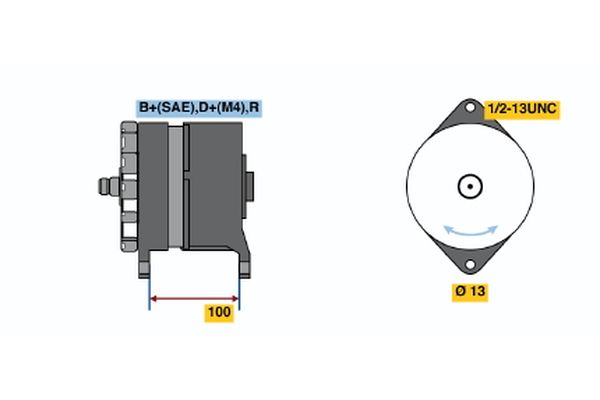 Alternator/Dynamo Bosch 0 122 469 003