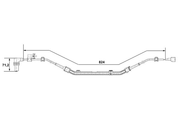 ABS sensor Bosch 0 265 001 275