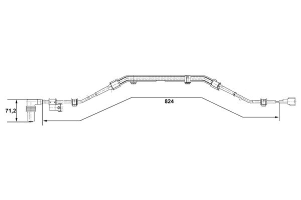 ABS sensor Bosch 0 265 001 276