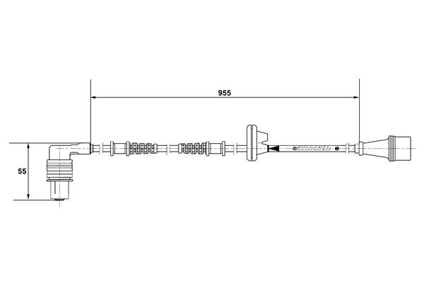 Bosch ABS sensor 0 265 001 286