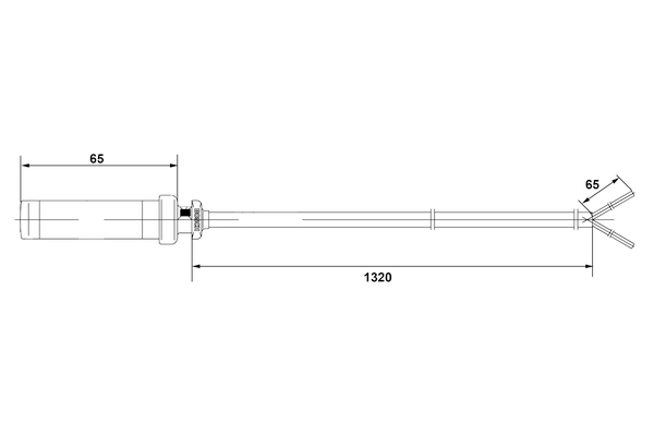 ABS sensor Bosch 0 265 004 028