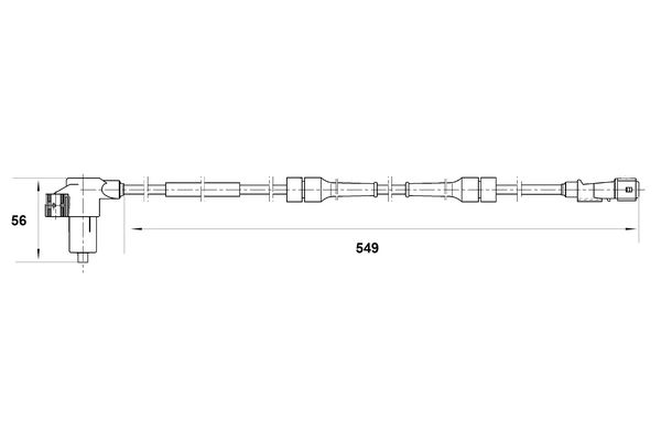 ABS sensor Bosch 0 265 006 199