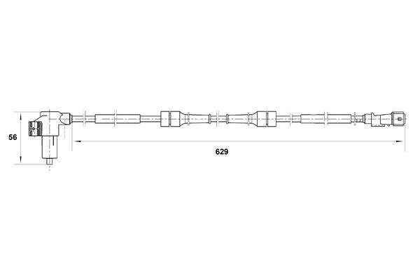 Bosch ABS sensor 0 265 006 201