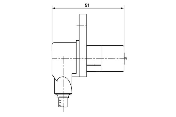 Bosch ABS sensor 0 265 006 232