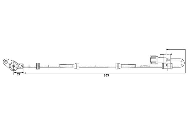 ABS sensor Bosch 0 265 006 378