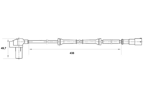 Bosch ABS sensor 0 265 006 383