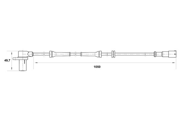 ABS sensor Bosch 0 265 006 414