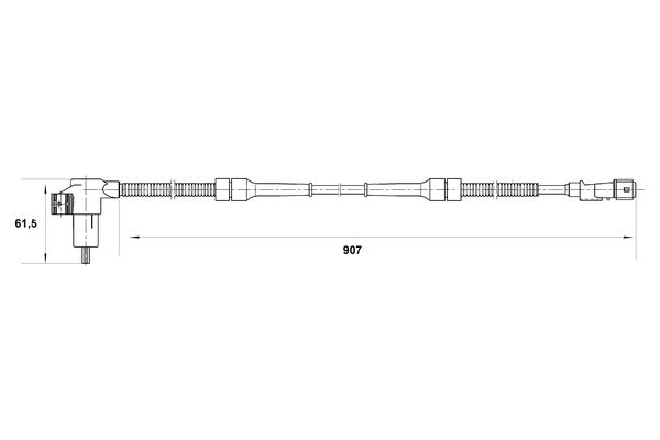 Bosch ABS sensor 0 265 006 504