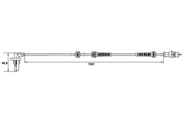 ABS sensor Bosch 0 265 007 528