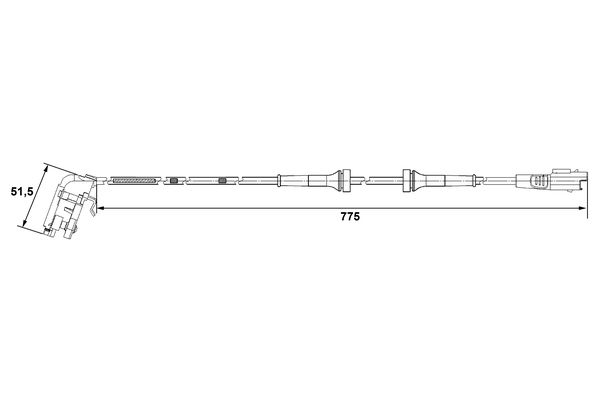 Bosch ABS sensor 0 265 007 779