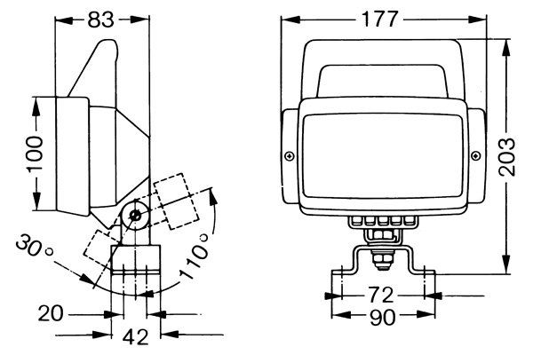 Bosch Werklamp 0 306 482 001