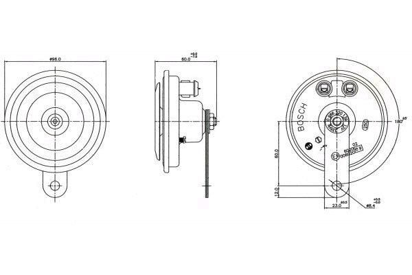 Bosch Claxon 0 986 320 139