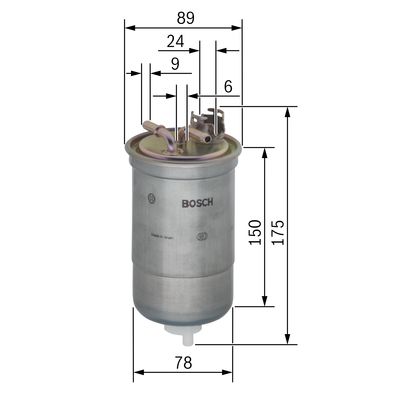 Bosch Brandstoffilter 0 450 906 174