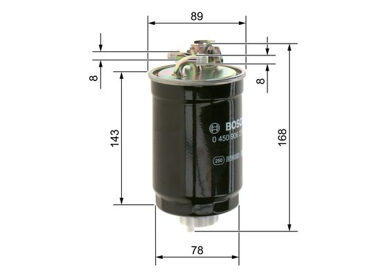 Brandstoffilter Bosch 0 450 906 274