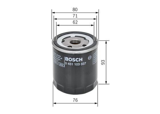 Bosch Oliefilter 0 451 103 337