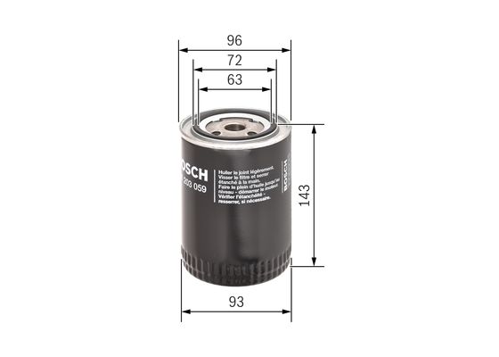Bosch Oliefilter 0 451 203 059