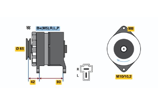 Alternator/Dynamo Bosch 0 986 032 641