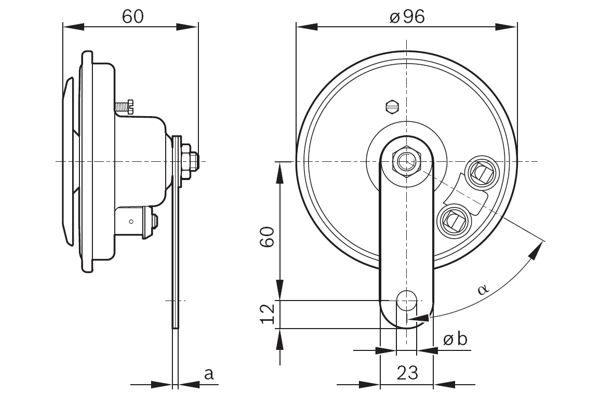 Bosch Claxon 0 986 320 137