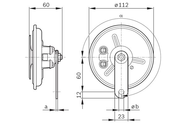 Bosch Claxon 0 986 320 316